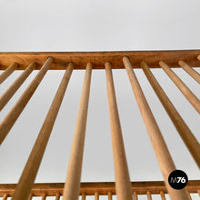 将图片加载到图库查看器,Cart in wood and green metal, 1920s