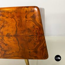 Charger l'image dans la galerie, Chest of drawers in wood, glass and brass, 1950s