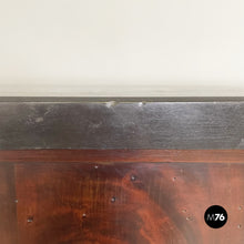 画像をギャラリービューアに読み込む, Empire console in black marble, bronze and wood, 1820-1830s