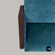 Charger l'image dans la galerie, Green velvet sofa, 1950s
