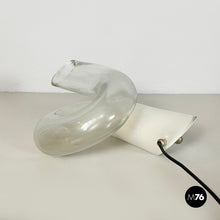 画像をギャラリービューアに読み込む, Knotted table lamp in glass, 1980s
