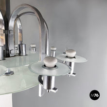 Charger l'image dans la galerie, Chandelier with twelve lights in metal and glass, 1920s