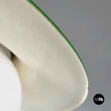 Charger l'image dans la galerie, Chandelier in green metal and plexiglass, 1970s