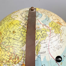 画像をギャラリービューアに読み込む, Table globe in metal, 1960s