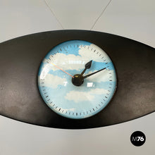 画像をギャラリービューアに読み込む, Floor clock with eye-shape mirror by Alias, 1990s