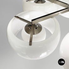 Carica l'immagine nel visualizzatore di Gallery, Chandelier Pentaclinio by Vico Magistretti for Artemide, 1970s