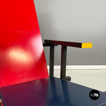 Load image into Gallery viewer, Armchair Red and Blue by Gerrit Thomas Rietveld for Cassina, 1971