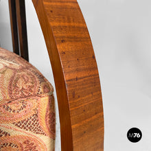 Load image into Gallery viewer, Armchairs in wood and fabric, 1930s