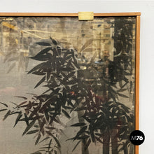 Load image into Gallery viewer, Silk tapestry with 5 foxes in bamboo forest, mid 1700s