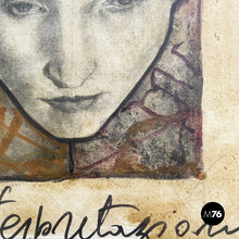 画像をギャラリービューアに読み込む, Mixed media painting, 1940-1970s