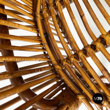 Load image into Gallery viewer, Rattan armchair by Antonio Dal Vera, 1960s