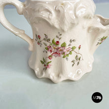Load image into Gallery viewer, Barber mug in white ceramic by Staffordshire, 1900s