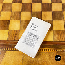 画像をギャラリービューアに読み込む, Wooden game table with chessboard, early 1900s