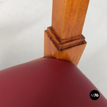 Carica l'immagine nel visualizzatore di Gallery, Wooden chairs with burgundy sky, 1940s