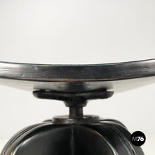 Load image into Gallery viewer, Black wooden stool, early 1900s
