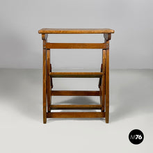 Load image into Gallery viewer, Stool ladder in wood, 1930s
