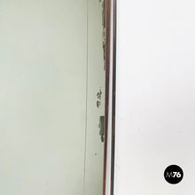 画像をギャラリービューアに読み込む, Full-length wall mirror with brass and glass details, 1940s