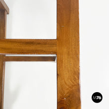 画像をギャラリービューアに読み込む, Coffee table in wood and glass, 1980s