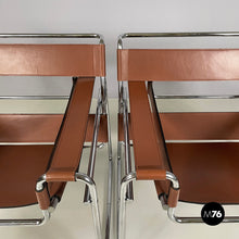 将图片加载到图库查看器,Armchairs Wassily by Marcel Breuer for Gavina, 1960s