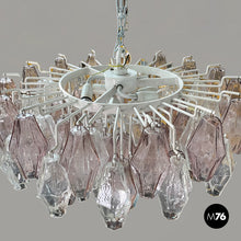 Charger l'image dans la galerie, Chandelier Poliedri by Carlo Scarpa for Venini, 1960s