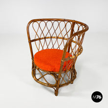 Load image into Gallery viewer, Rattan cockpit armchairs, 1970s