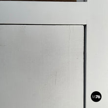 Charger l'image dans la galerie, Wardrobe in light grey and black wood, 1960s