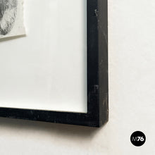 画像をギャラリービューアに読み込む, Mixed media abstract drawing on paper, 1950-1990s