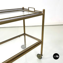 将图片加载到图库查看器,Brass and glass carts, 1960s