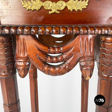 画像をギャラリービューアに読み込む, Wooden high column with brass details, 1940s