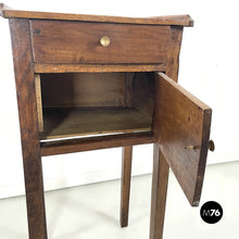 Load image into Gallery viewer, Wooden bedside table, early 1900s