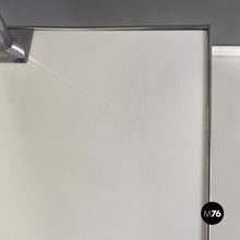 画像をギャラリービューアに読み込む, Console with mirror in opaline glass and steel by Raimondi, 1953