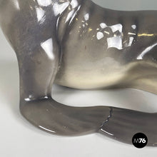 将图片加载到图库查看器,Ceramic sculpture of a sea lion by Urbano Zaccagnini, 1920s