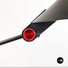 Load image into Gallery viewer, Adjustable black metal table lamp, 1980s