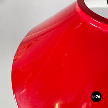 Load image into Gallery viewer, Chandelier in glass, red and white metal, 1970s