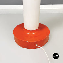 画像をギャラリービューアに読み込む, Floor lamp in metal and opaline glass, 1970s