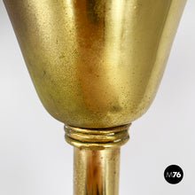 画像をギャラリービューアに読み込む, Floor lamp in brass, 1940s