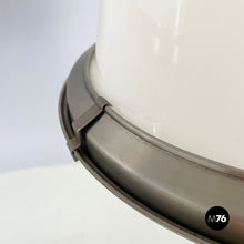 Charger l'image dans la galerie, Chandeliers in opaline glass and metal, 1960s