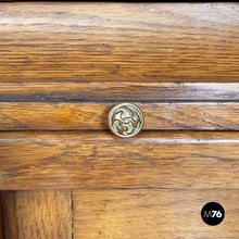 Carica l'immagine nel visualizzatore di Gallery, Sideboard in wood and glass, 1920s