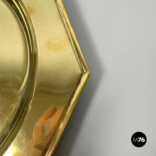 Load image into Gallery viewer, Service plates, centerpieces or trays in brass, 1970s