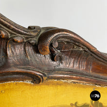 画像をギャラリービューアに読み込む, Fire screen in crafted wood with floral decorations, 1940s