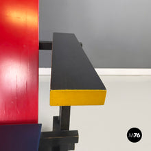Load image into Gallery viewer, Armchair Red and Blue by Gerrit Thomas Rietveld for Cassina, 1971