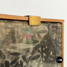 Load image into Gallery viewer, Silk tapestry with 5 foxes in bamboo forest, mid 1700s