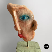 Carica l'immagine nel visualizzatore di Gallery, Head sculpture in terracotta, 1980s