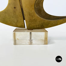 将图片加载到图库查看器,Bronze sculpture by Edmondo Cirillo, 1970s