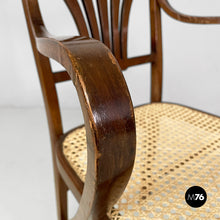 Load image into Gallery viewer, Chair in wood and straw, 1930s