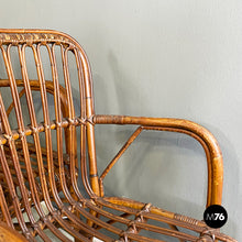 Load image into Gallery viewer, Armchairs in bamboo, 1960s