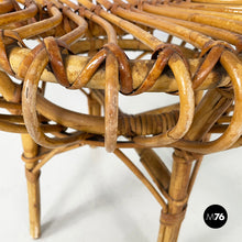 画像をギャラリービューアに読み込む, Stool in rattan, 1960s