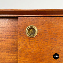 Load image into Gallery viewer, Wooden sideboard with drawers and sliding doors, 1960s
