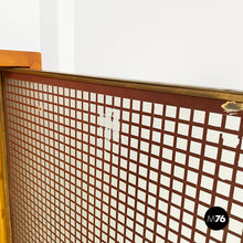 将图片加载到图库查看器,Sideboard in wood, brass and glass, 1940s