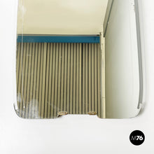 画像をギャラリービューアに読み込む, Full-length wall mirror with brass and glass details, 1940s